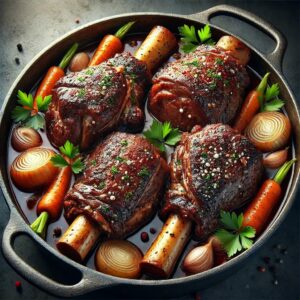 braised lamb shanks