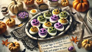 Halloween Deviled Eggs